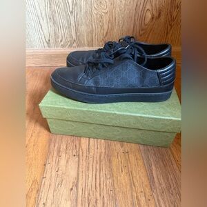 Gucci all black supreme sneaker